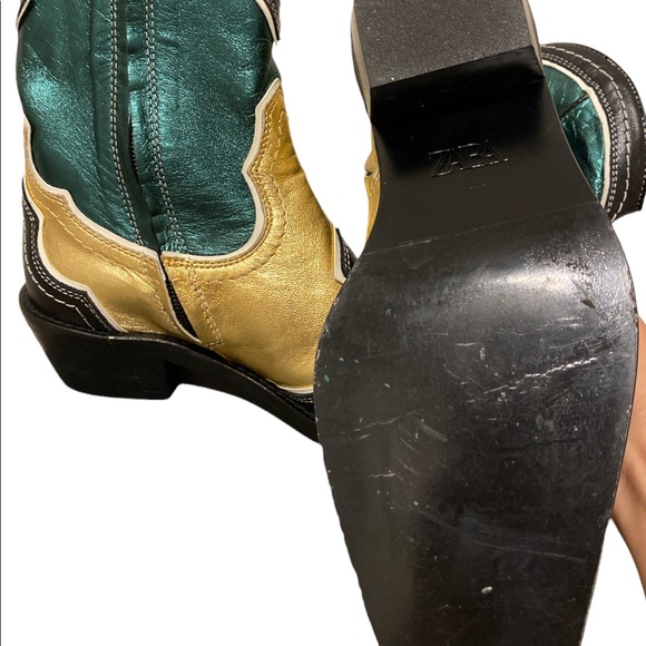 Zara Leather Boots - Picture 4 of 4